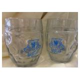 Rahr and Sons Oktoberfest dimpled glass beer mugs
