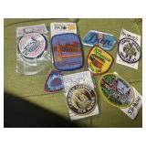 Vintage patch lot tourist patches