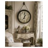 French Style Clock - large 17' on chain
