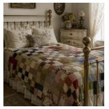 Vintage Handstitched Handmade Quilt