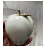 Vintage polished marble ApplePaperweight
