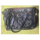 Nice Vegan studded black purse - large size new