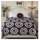 Vintage handmade hand sewn quilt topper