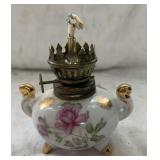 Hand painted small oil lamp