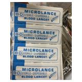 Medical Supplies lot blood lancet lot