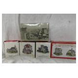 Liberty falls miniature house figurine lot