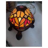 Stained Glass Turtle Lamp