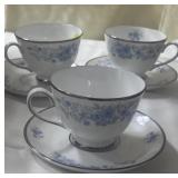 Matching teacup saucer lot of 3