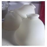 Glass Bell globes lamp shade fitters