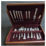 Sterling Damascus Rose Heirloom Flatware 37 PIECES