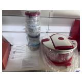 NEW lock & lock genius salad cutting set