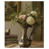 Acanthus floral scrollwork pattern Italian pitcher