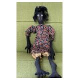 Folk Art Doll Tall Size African American