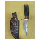 6 in Dagger knife Damascus
