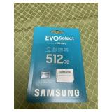 Samsung EVO 512GB SD card