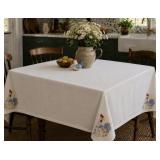 Embroidered Rooster Tablecloth