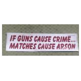 unused bumper sticker gun bumper sticker