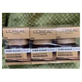 Lï¿½Orï¿½al sugar scrub set of 3 New
