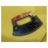 ulu knife Damascus knife