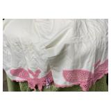 Butterfly crochet pillow cases matching clean nice
