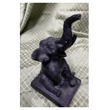 Heavy maybe iron Elephant Bookend -one piece 8'