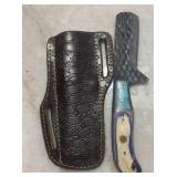 Damascus Bull  knife