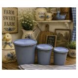 Set Of 3 Vintage Tupperware Nesting Canisters