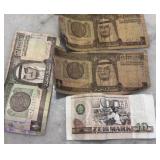 Saudi Arabian 1 Riyal banknotes issued