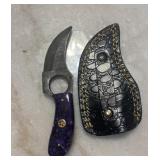 Skinning knife Damascus knife