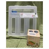 NEW Biscuit Cutter Set and ziplock bag organizer