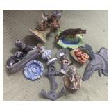 MIscellaenous figurine lot - animals decor
