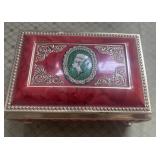 Made in England metal trinket box medium size