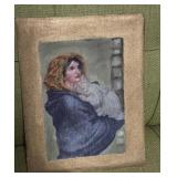 8.5x11' original art work mother child wall art