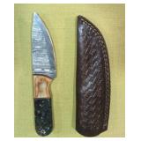7.5 in Dagger Knife Damascus