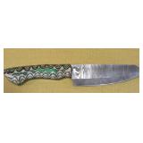 9.75 in knife Damascus chopper