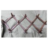Vintage hat rack