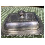 Vintage Silver-Plated Butter Dish