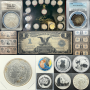 HUGE ONLINE ONLY SILVER, COINS & CURRENCY