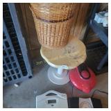 Scales, Small Table, Elec. Grill, Basket