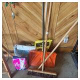 Kitty Litter, Salt, Push Broom, Snow Shovel