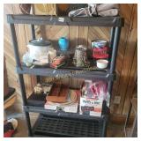 Black shelf no contents