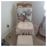Sitting Chair and Ottoman