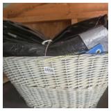 Wicker Laundry Basket, tarps
