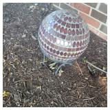 Gazing Ball and Stand