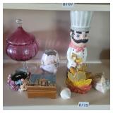 Chef, Compote, Leaf Napkin Holder