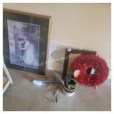 Pictures, Wreath,Crock