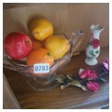 Vintage Fruit Bowl, Vintage Fruit
