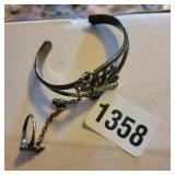 Bracellet with ring ( turquois)