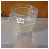 Vintage Anchor Hocking Clear Glass Container