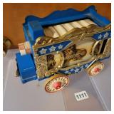 Jim Beam Circus Wagon Whiskey Decanter 1979 Ed